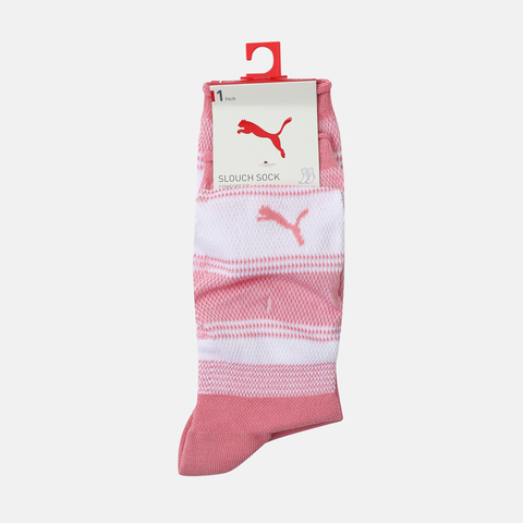 puma彪马2025女子女子-Puma W Slouch Sock 1P-粉红色中袜94742702