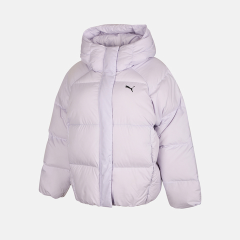 puma彪马2025女子女子-Hooded Down Puffer Jacket-浅紫色厚羽绒服-短69104550
