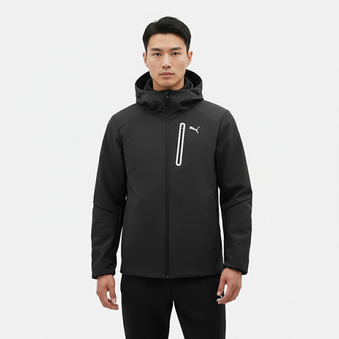 puma彪马2025男子男子-3 in 1 Jacket-黑色梭织连帽外套63578301