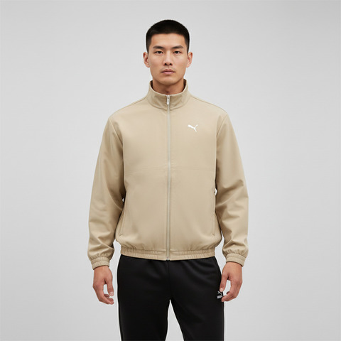 puma彪马2025男子男子-FZ Woven JKT-冰咖色梭织无帽外套69357055