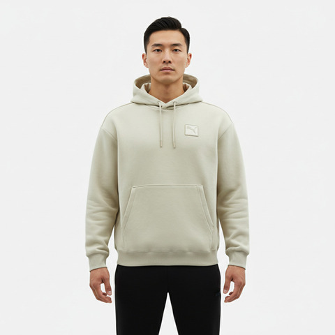 puma彪马2025男子男子-PRIME ESS Hoodie DK-大理石灰针织连帽卫衣63570868