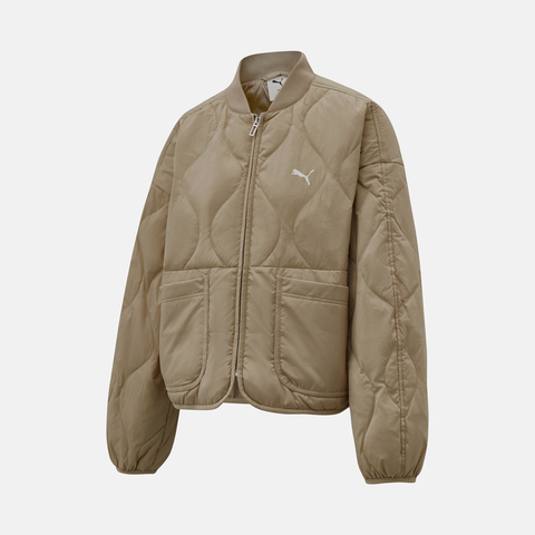 puma彪马2025女子女子-Line Down Jacket-冰咖色厚羽绒服-短63550255