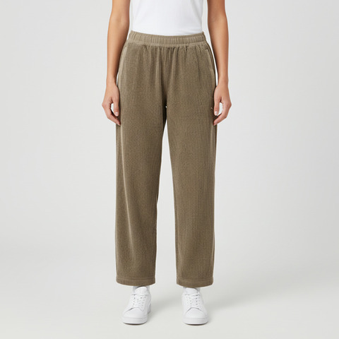 puma彪马2025中性中性-PLUSHVILLE Woven Pants-冰咖色梭织长裤63350555