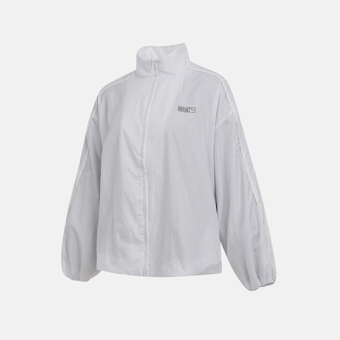 puma彪马2025女子女子-PUMA X ROSÉ T7 Oversized Track Jacket WV-银色梭织无帽外套63379332