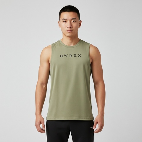 puma彪马2025男子男子-M PUMA x HYROX CLOUDSPUN-淡绿色运动背心52754182