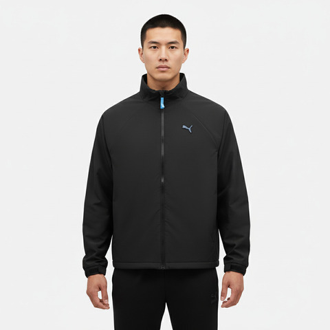 puma彪马2025中性中性-CASUAL OUTDOORIST WV JKT-黑色梭织无帽外套63595401