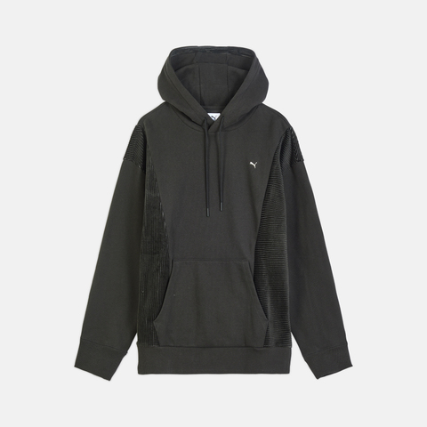 puma彪马2025中性中性-PLUSHVILLE Hoodie-黑色针织连帽卫衣63348901