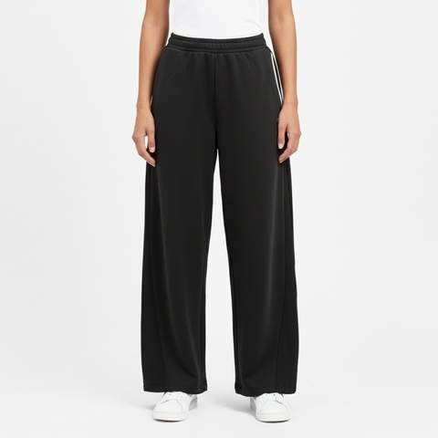puma彪马2025女子女子-CASUAL OUTDOORIST Relaxed Pants FL W-黑色针织长裤63572901