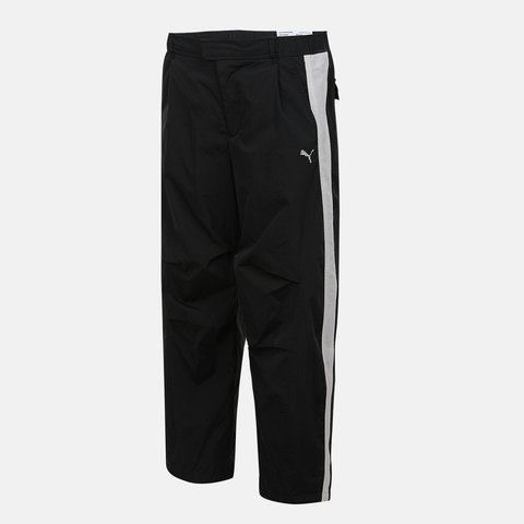 puma彪马2025女子女子-T7 Parachute Pants W-黑色梭织长裤63744201