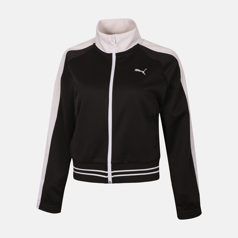 puma彪马2025女子女子-T7 Pique Track Jacket W-黑色针织无帽外套63839201