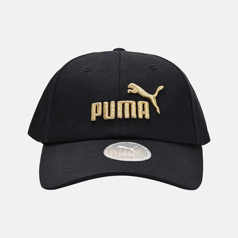 puma彪马2026中性中性-ESS No.1 BB Cap AF-黑色-金色-logo弯沿帽02590709