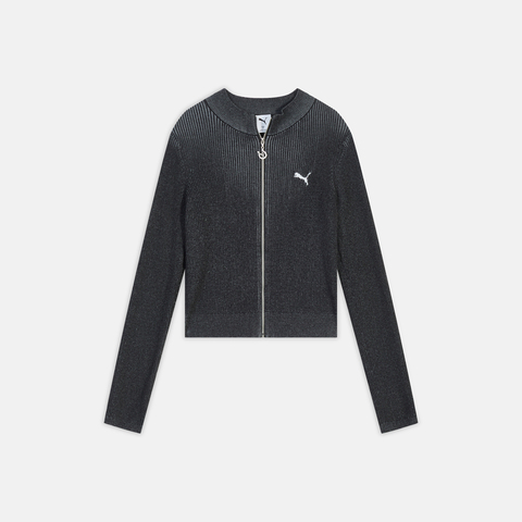 puma彪马2026女子女子-RACE AHEAD SWEATER W-黑色毛线开衫63617301