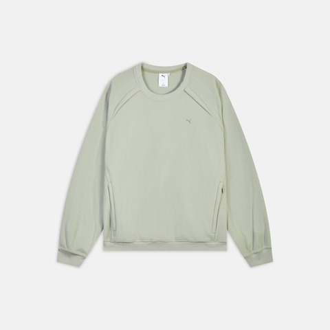 puma彪马2026中性中性-FUTURE 0FF1CE CREW-桦树绿针织无帽卫衣63623918