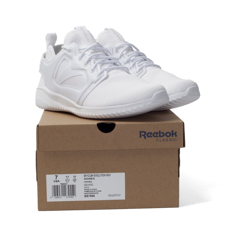 锐步BS7866白色】REEBOK锐步女子SKYCUSH EVOLUTION WOV休闲鞋BS7866