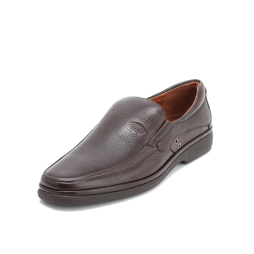 senda/森达秋季棕色牛皮男单鞋5cxd3cm9