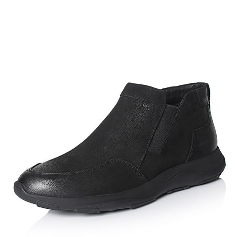 Senda/森达冬季专柜同款时尚简约舒适男短靴2QE02DD7