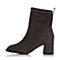 Senda/森达冬季新款专柜同款优雅女中靴粗高跟VOH60DZ7