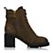 Senda/森达冬季专柜同款时尚潮流女短靴马丁靴3FH10DD7