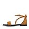 Senda/森达夏季新款专柜同款舒适休闲平底女凉鞋4CC01BL8