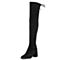 Senda/森达冬季新款专柜同款绒面粗高跟女长筒过膝靴4FU01DC8