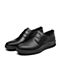 森达春季新款专柜同款男简约舒适男休闲皮鞋V2202AM9