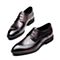 森达春季新款专柜同款英伦布洛克款式商务男鞋1RB10AM9