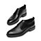 森达夏季新款专柜同款欧美打孔舒适男休闲皮鞋1SF05BA9
