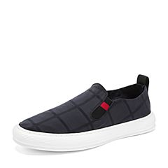 森达夏季新款专柜同款韩版时尚男休闲乐福鞋1SZ06BM9