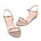 森达夏季新款专柜同款甜美格利特坡跟女凉鞋4KE01BL9