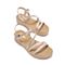 森达夏季新款专柜同款时尚闪钻休闲女皮凉鞋4KZ01BL9