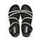 森达夏季新款专柜同款时尚闪钻休闲女皮凉鞋4KZ01BL9