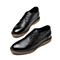森达秋季新款专柜同款压花皮革舒适商务男鞋V3506CM9