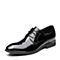 森达2020春季新款专柜同款英伦漆皮时尚商务正装男鞋婚鞋44V01AM0