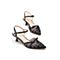 森达2020夏季新款专柜同款性感气质尖头细跟女凉鞋4ZX01BH0