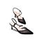 森达2020夏季新款专柜同款性感尖头细高跟女后空凉鞋4ZQ01BH0