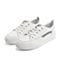 森达2020秋季新款专柜同款韩版户外休闲平底女小白鞋3ZC01CM0