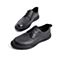 森达2020冬季新款专柜同款简约系带平底青年男休闲皮鞋1WL18DM0