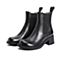 森达2020冬季新款专柜同款时尚切尔西休闲女短靴4EV10DD0