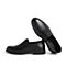 森达2021春季新款商场同款英伦一脚蹬时尚商务男皮鞋1QZ18AM1
