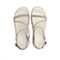 森达2021夏季新款商场同款珠珠半圆条休闲坡跟女凉鞋4V230BL1