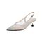 森达2021夏季新款商场同款性感尖头细跟婚鞋女凉鞋4WH01BH1