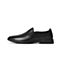 森达2021秋季新款商场同款套脚舒适平跟商务正装男皮鞋1VL18CM1