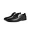 森达2021秋季新款商场同款英伦系带平跟正装商务男皮鞋1VL19CM1