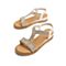 森达2021夏季新款商场同款复古T字带坡跟休闲女凉鞋4FD01BL1