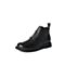 森达2021冬季新款商场同款平跟侧拉链靴子皮短靴马丁靴女4E741DD1
