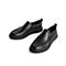 森达2021冬季新款商场同款时尚一脚蹬简约休闲男豆豆鞋41W24DM1