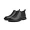 森达2021冬季新款商场同款时尚潮流休闲男切尔西短靴V3442DD1