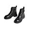 森达2021冬季新款商场同款欧美潮流链条时尚女马丁靴4SK01DD1