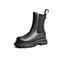 森达2021冬季新款时尚街流显瘦厚底烟筒靴女切尔西短靴Z0918DZ1