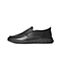 森达2022春季新款商场同款简约一脚蹬平底男休闲皮鞋1AB01AM2